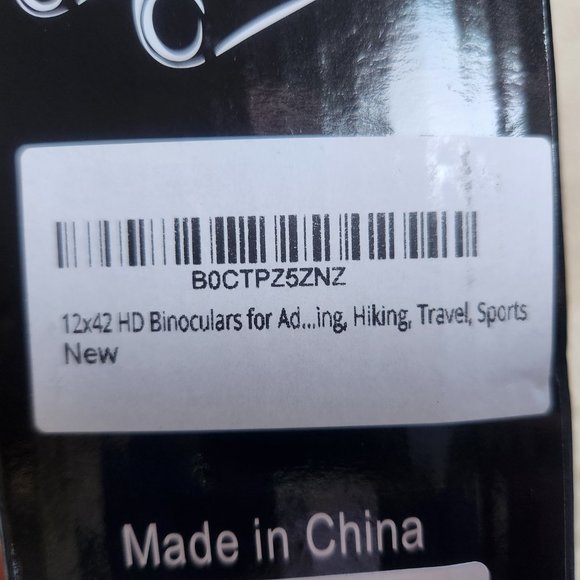 NEW 12x42 Binocular set with case, tripod, and phone adapter - Picture 4 of 4